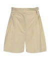 Iro Belt-loop Shorts In Nude