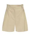 Iro Belt-loop Shorts In Nude