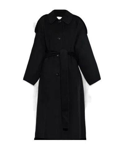 Iro Belted Coat In Black