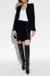 Iro Awa Belted Wool Jacket In Black