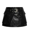 Iro Leather Mini Skirt In Black