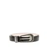 Iro Belts Black In Black