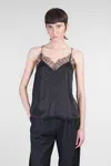 Iro Berwyn Silk Cami With Lace Trim