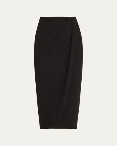 Iro Beya Draped Skirt In Black
