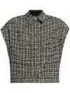 Iro Bianka Casual Jacket In Grey Polyester In Grey