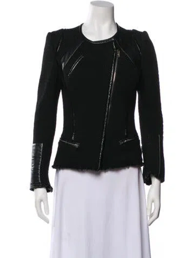 Pre-owned Iro Biker Jacket In Black