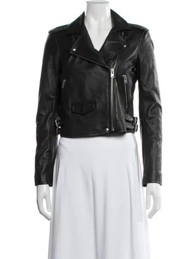 Pre-owned Iro Biker Jacket In Black