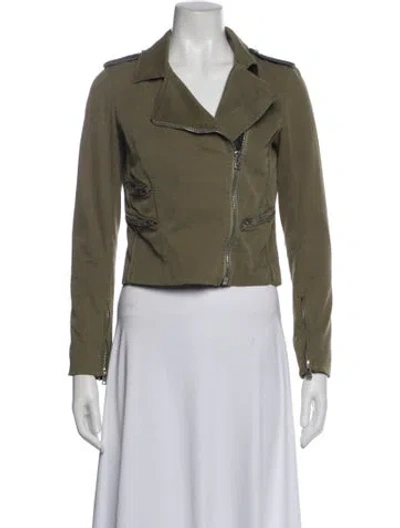 Pre-owned Iro Biker Jacket In Green