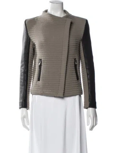 Pre-owned Iro Biker Jacket In Green