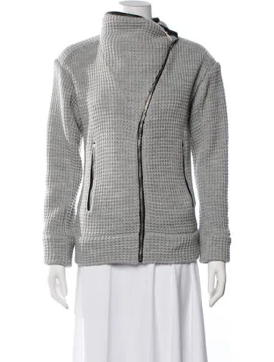 Pre-owned Iro Biker Jacket In Grey