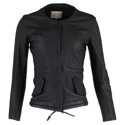 Iro Biker Jacket In Black Leather