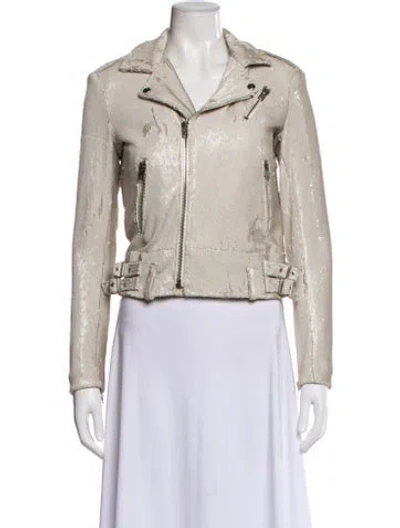 Pre-owned Iro Biker Jacket In Neutrals