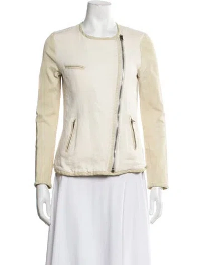 Pre-owned Iro Biker Jacket In Neutrals