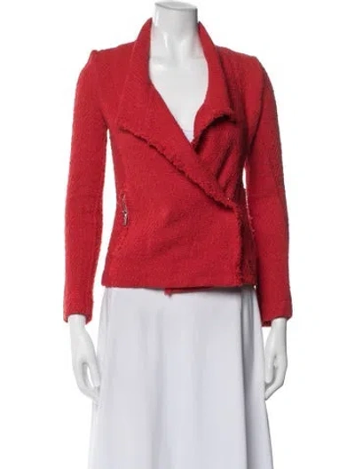 Pre-owned Iro Biker Jacket In Red