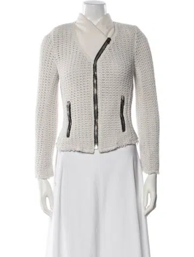 Pre-owned Iro Biker Jacket In White