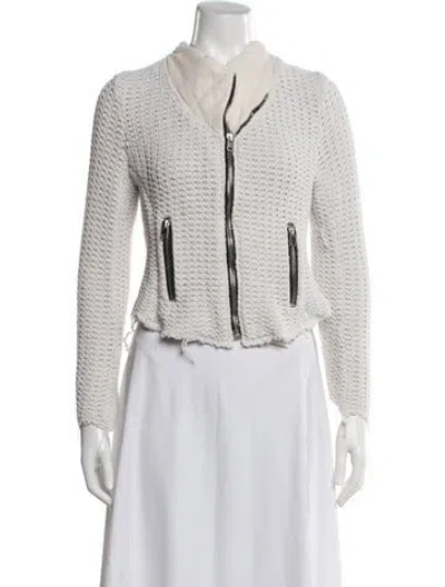 Pre-owned Iro Biker Jacket In White