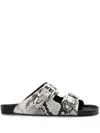 Iro Animal Pattern Slippers In White