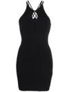 Iro Black Black Halterneck Short Dress In Black