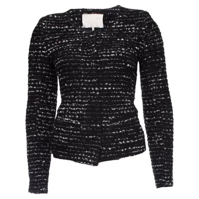 Pre-owned Iro , Black And White Boucle Jacket