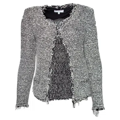 Pre-owned Iro , Black And White Woven Blazer
