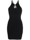 Iro Black Black Halterneck Short Dress In Black