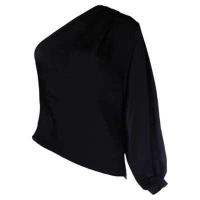 Pre-owned Iro , Black One Shoulder Gingera Top