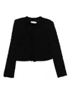 Iro Black Sparkle Jacket In Black