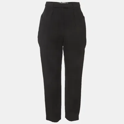 Pre-owned Iro Black Wool Formal Trousers M
