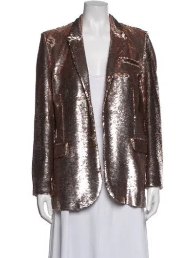 Pre-owned Iro Blazer In Metallic/pink