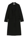 Iro Matha Double-breasted Coat In Black