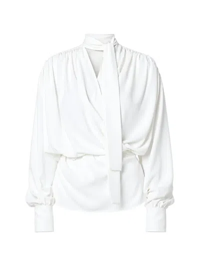 Iro Bliss Wrap-style Shirt In White
