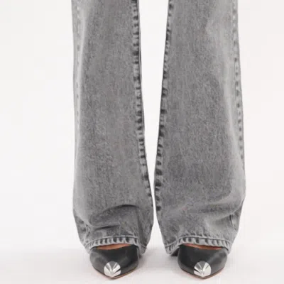 Iro Bolvi Flared High-rise Jeans In Grey