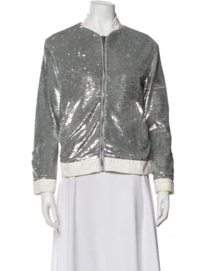 Pre-owned Iro Bomber Jacket In Gray