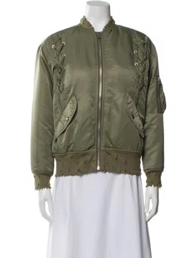 Pre-owned Iro Bomber Jacket In Green