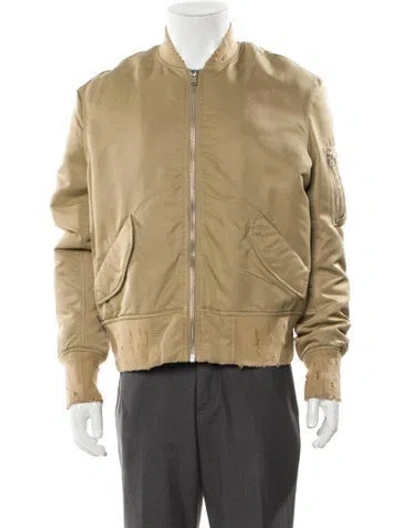 Pre-owned Iro Bomber Jacket W/ Tags In Neutral