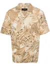 Iro Botanical-print Poplin Shirt In Neutrals
