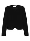 Iro Bouclé Jacket In Black