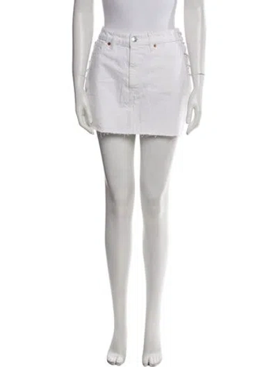 Pre-owned Iro Braided Accents Mini Skirt W/ Tags In White