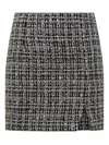 Iro Bryan Skirt In Dark Grey/black