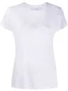 Iro Heloise T-shirt In White Linen In White