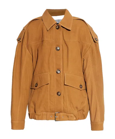 IRO BUTTON SUEDE JACKET
