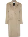 Iro Buttoned Double Breasted Coat In Neutrals