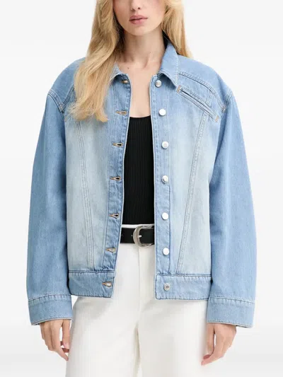 Iro Buttoned Jacket In Blue