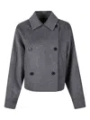 Iro Buttoned Jacket In Gray