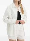 Iro Buttoned Pollo Colar Shirt In White
