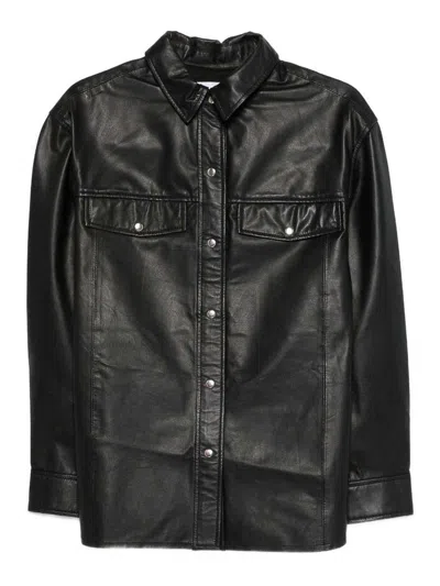 IRO CABANA LEATHER SHIRT