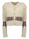 Iro Cable-knit Buttoned Cardigan In Neutral