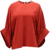 Iro Cachica Blouse In Red Polyester In Red