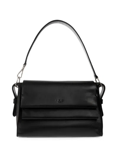 Iro Camera Loop Leather Shoulder Bag In Black