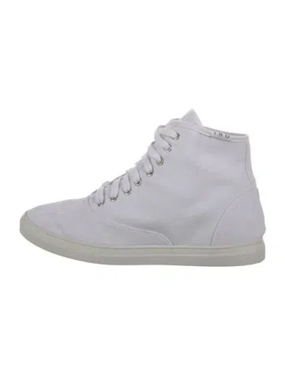 Pre-owned Iro Canvas Sneakers In White